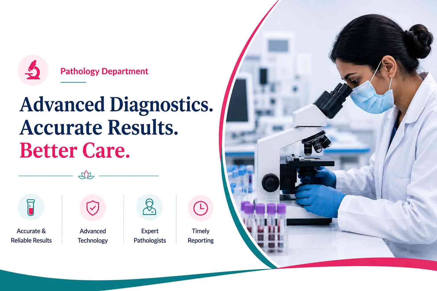 Advanced Pathology Department at Ratnagarbha Multi Speciality Hospital Raichur providing accurate diagnostic testing, blood tests, pathology services, and laboratory investigations