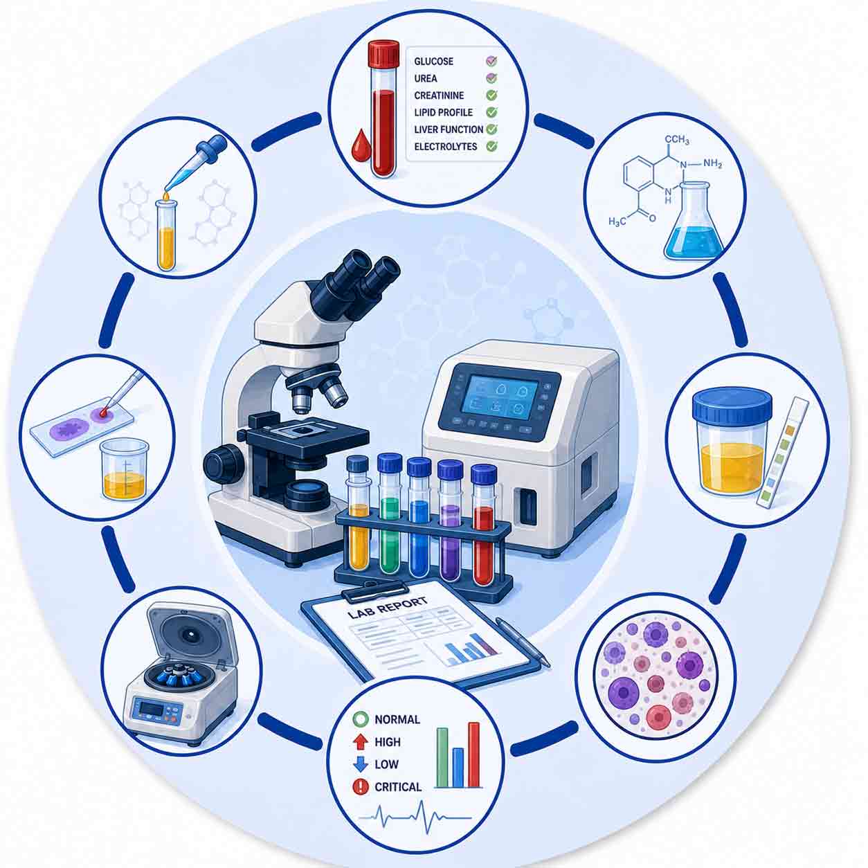 Biochemistry and clinical pathology investigations