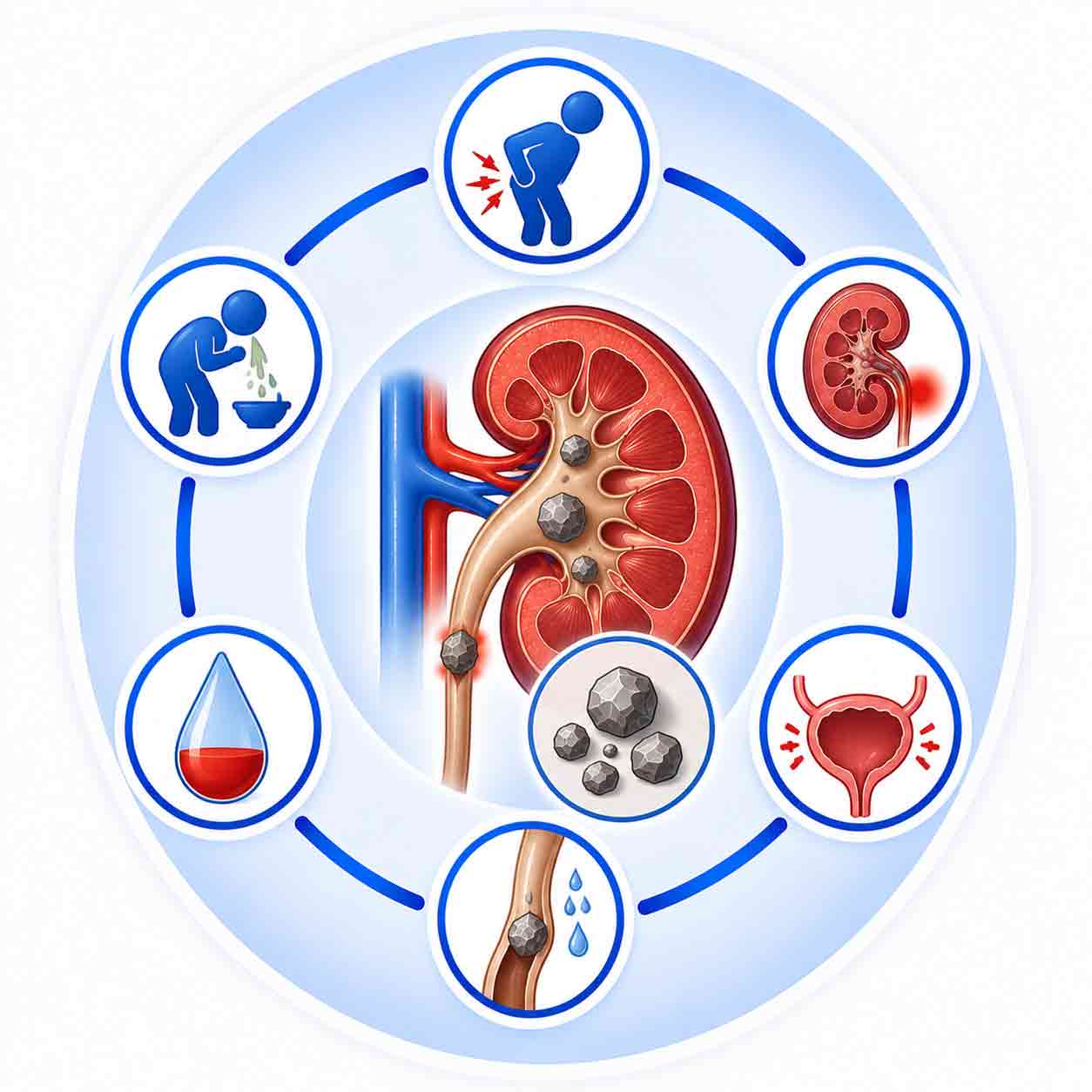 Kidney stones and related complications