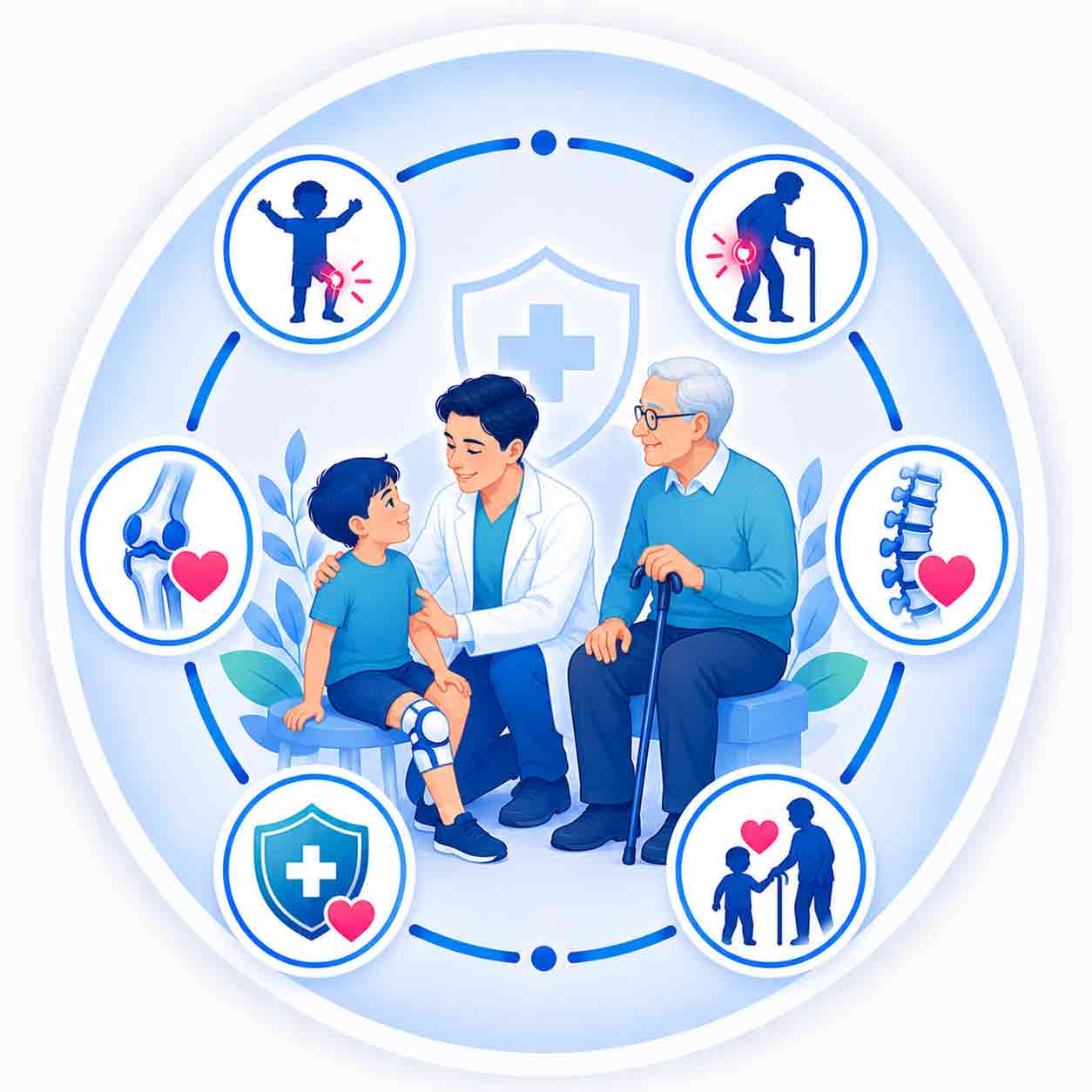 Paediatric and geriatric orthopaedic care