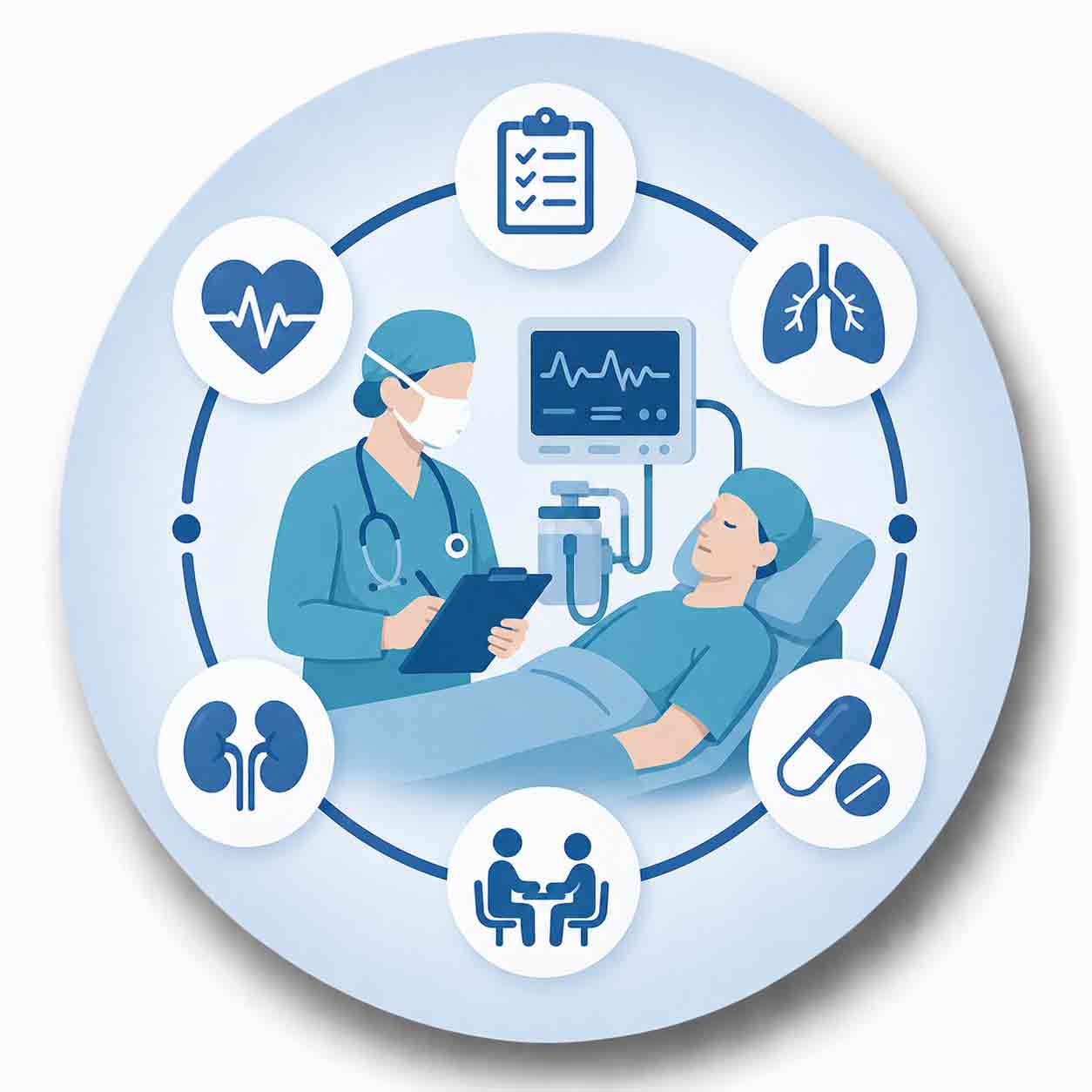 Preoperative assessment and anaesthesia fitness evaluation