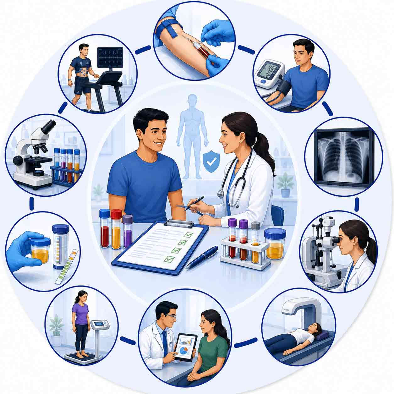 Preventive health check-up investigations
